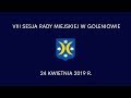 VIII sesja Rady Miejskiej w Goleniowie - 24 kwietnia 2019